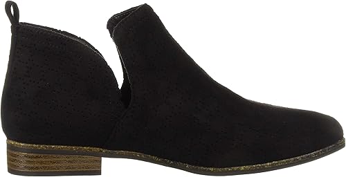 Miniatura 6 de Dr. Scholl's Shoes, Rate - Botines para mujer, Gamuza de microfibra perforada de color negro