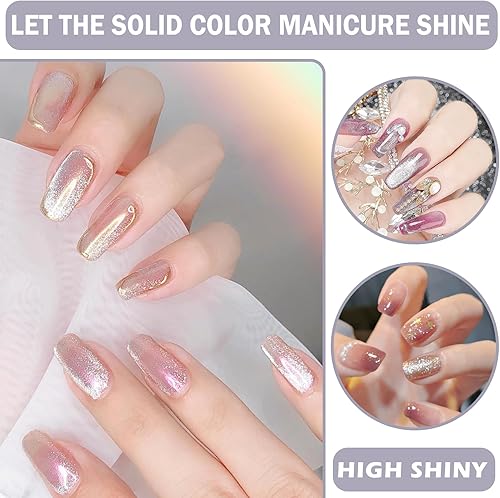 Miniatura 4 de 2 polvos de uñas de cromo perla blanca, efecto espejo, polvo de cromo nacarado aurora para uñas, polvo metálico de pigmento de uñas con purpurina