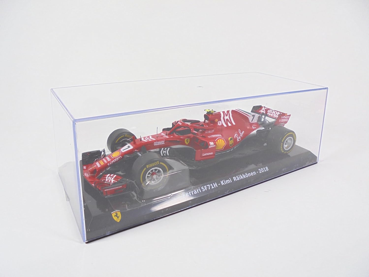 OPO 10 - Formula 1 Compatible with Ferrari SF71H Kimi Räikkönen 2018-1/24 Diecast Model Car - GF004