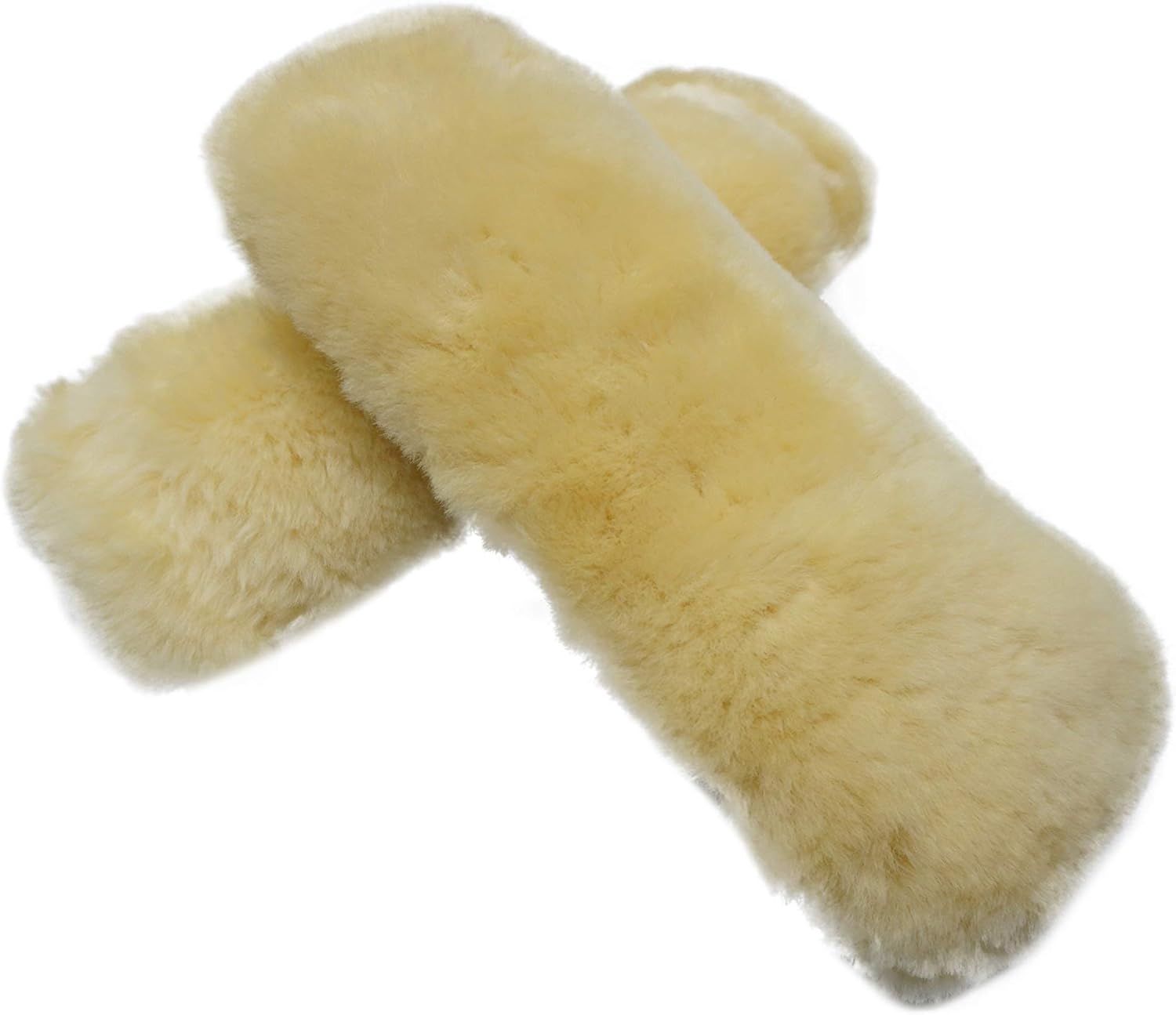 MILABERT GENUINE MEDICAL SHEEPSKIN ARMREST COVER SUITABLE FOR ANY CHAIR WITH ARMREST PREMIUM