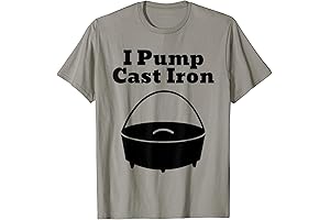 I Pump Cast Iron Dutch Oven Cooking T-Shirt: Express Your Love for Culinary Arts