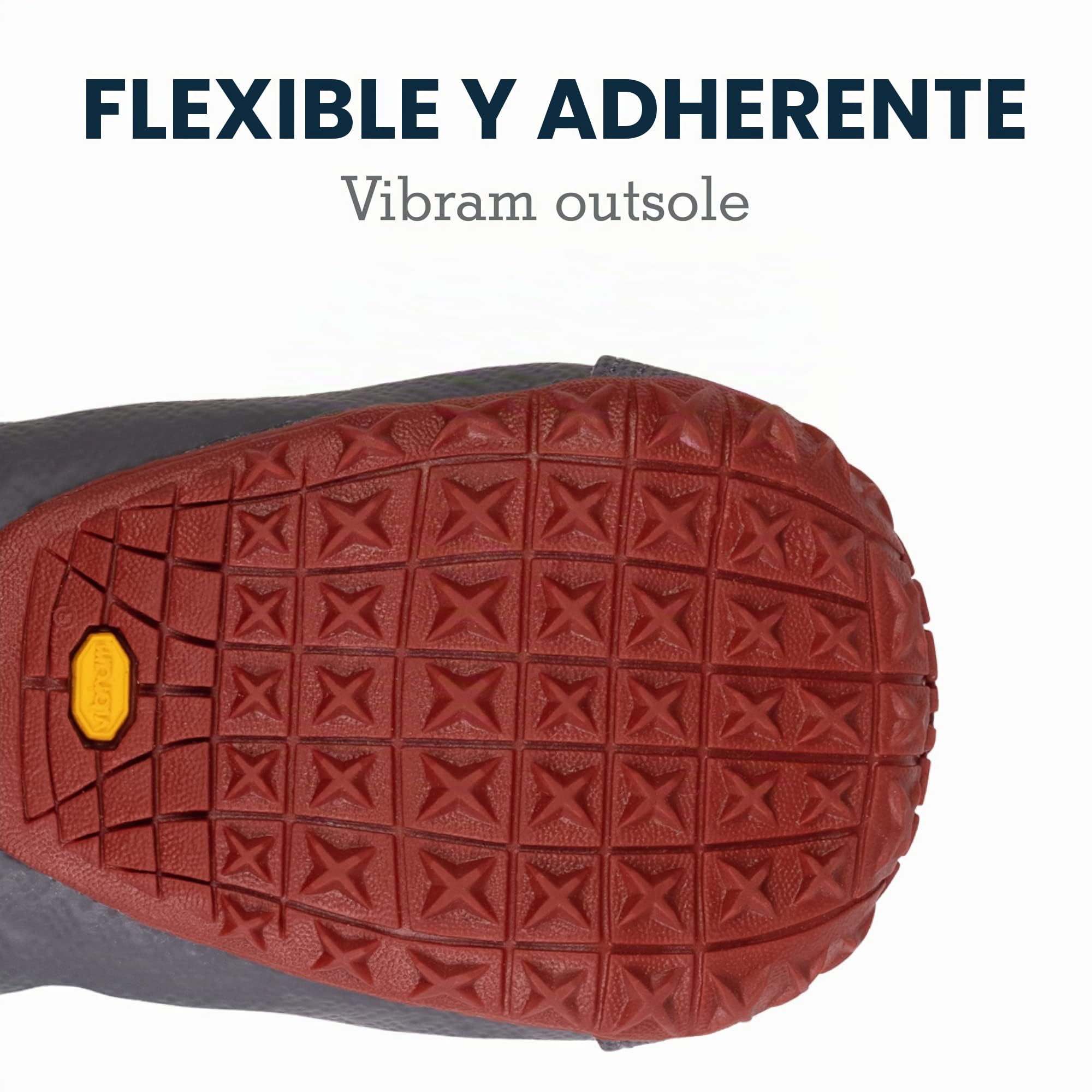 RUFFWEAR Juego de 2 Botas para Perros, Grip Trex, Botines de Senderismo cómodos con protección Antideslizante para Mascotas, Ligeros, Juegos acuáticos para Perros, zumaque Rojo, 3.25 Pulgadas