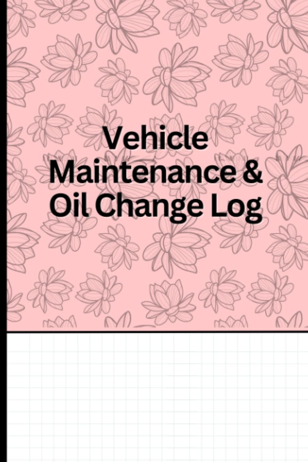 Vehicle Maintenance Log Book Oil Change Logbook / Service Record Book