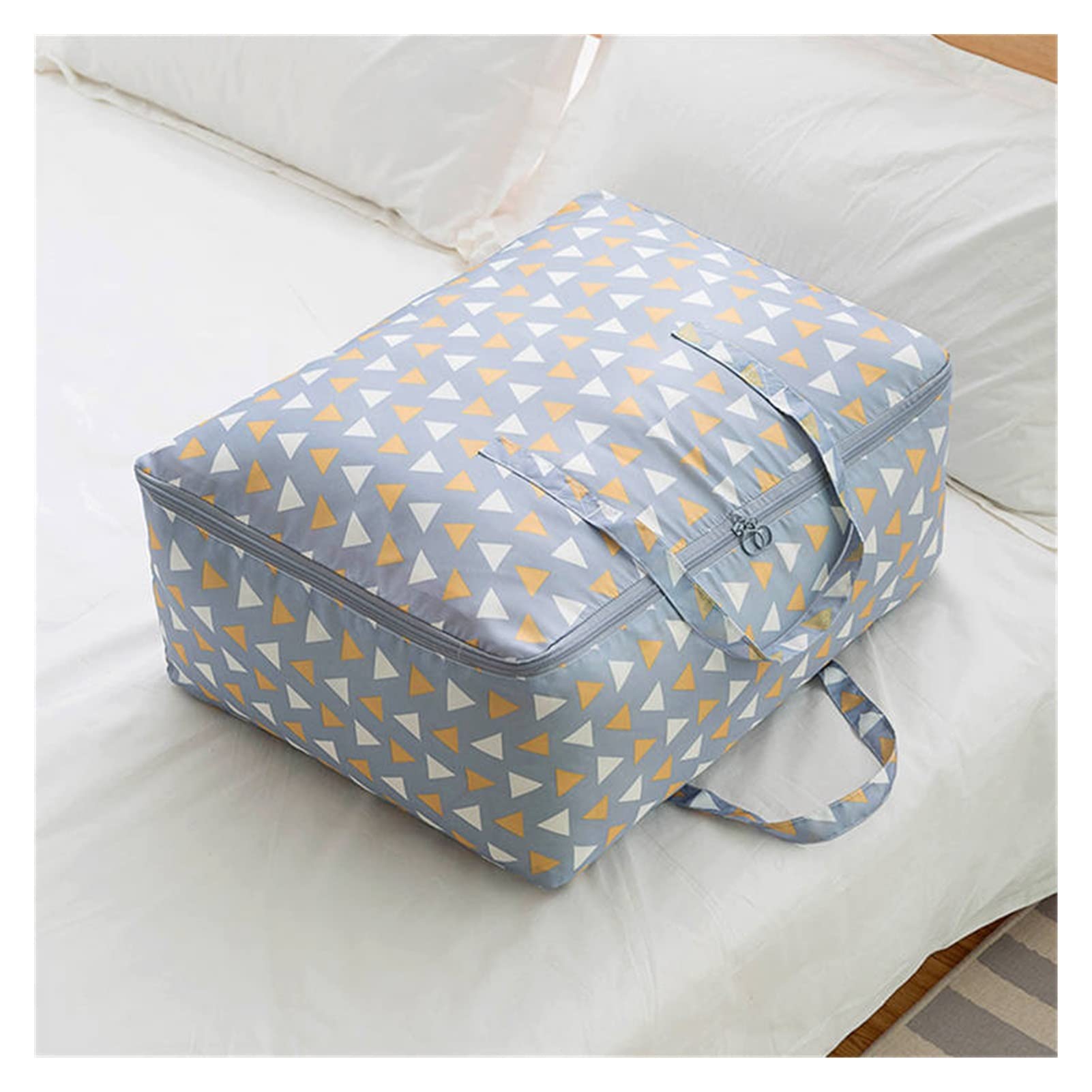 YWMEAC Clothes Storage Organiser for Compression Duvet Storage Bag, Space Saving Self Compression Organizer Bag/B/L70 * W50 * H30Cm