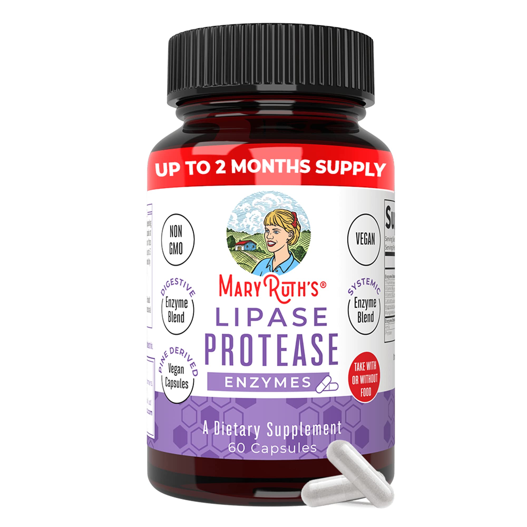 Buy MaryRuth s Lipase Enzymes s Up to 2 Month Supply Enzyme