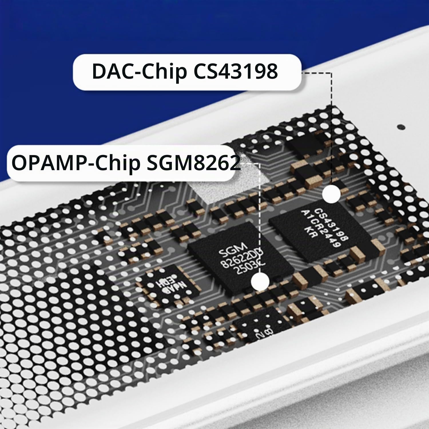 JCALLY JM98MAX USB-C zu 3,5 mm CS43198 SGM8262 DAC Verstärker 195mwW Schub tragbarer Hi-Res Audio Decoder Verstärker für iPhone, Android, Samsung, Pixel, Galaxy DSD Unterstützung
