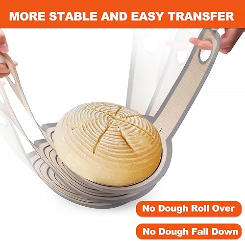 Miniatura 3 de Horno holandés de silicona para pan, la mejor alfombrilla de silicona japonesa antiadherente y fácil de limpiar, reutilizable, con asas extralargas,