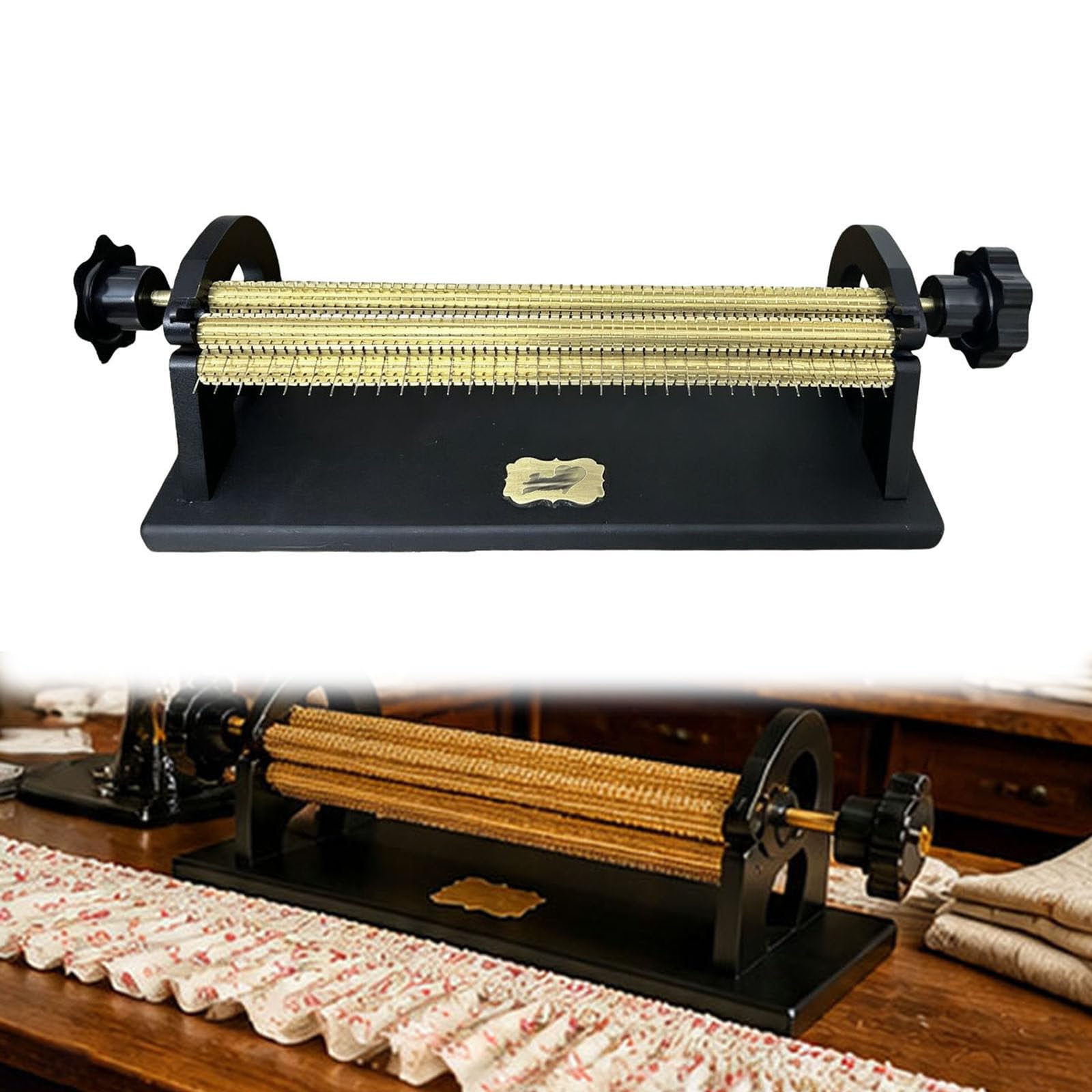 Pieghettatrice a 24/32 File, Macchina per Cucire Pieghe 32Rows | Con ago speciale, forte applicabilità, per abbigliamento, tessuto, macchina per cucire orlo, piedino premistoffa ant