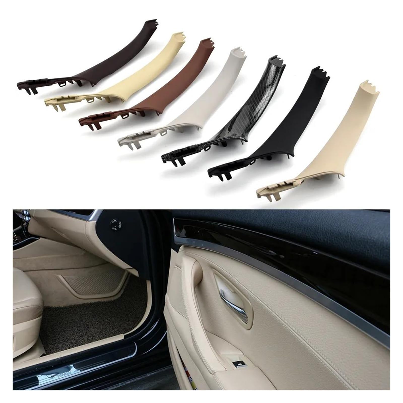 Interna Maniglia Auto Interno Anteriore Sinistro Driver Maniglia Porta Bracciolo Pannello Ricambio Per BMW Per Serie 5 Per F10 Per F11 520i 523i 525i 51417225867 Maniglie Portiere Interne ( Misurare