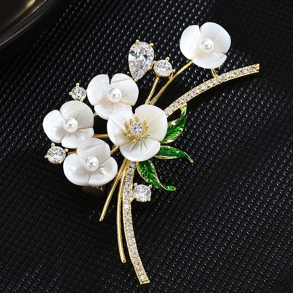 Broches para Mujer, Broche de Ramo de Flores, Broche para Traje, Solapa, Vestido