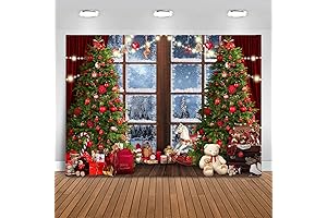 Vintage Victorian Christmas Backdrop