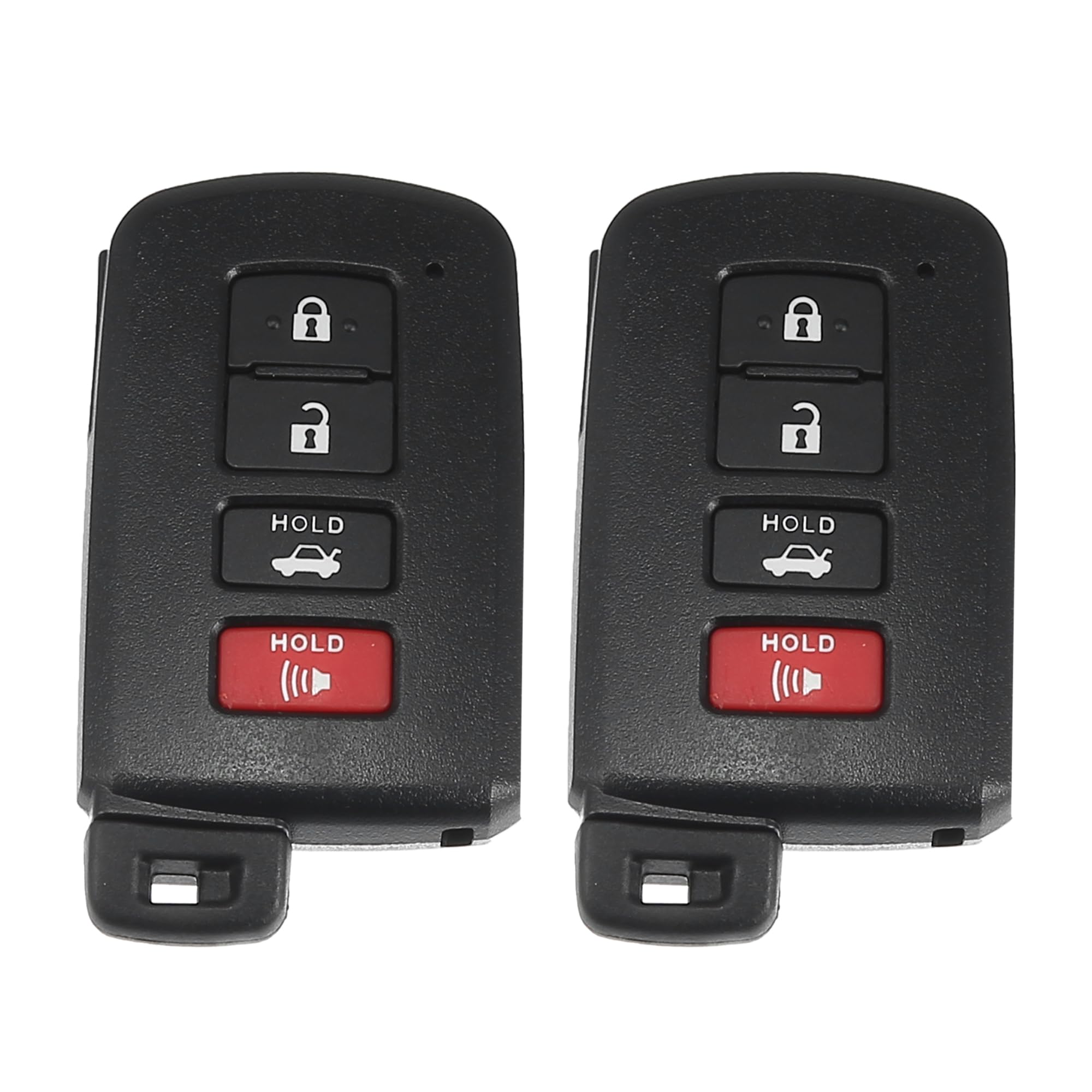 Boîtier clé Toyota usé ? Solution de remplacement 4 boutons HYQ14FBA 89904-0E120 - 8