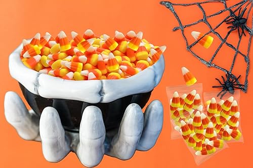 Miniatura 3 de Maíz de caramelo de Halloween, bolsas clásicas de dulces de Halloween, sin gluten, aperitivos divertidos y festivos, bolsas individuales de 1 onza