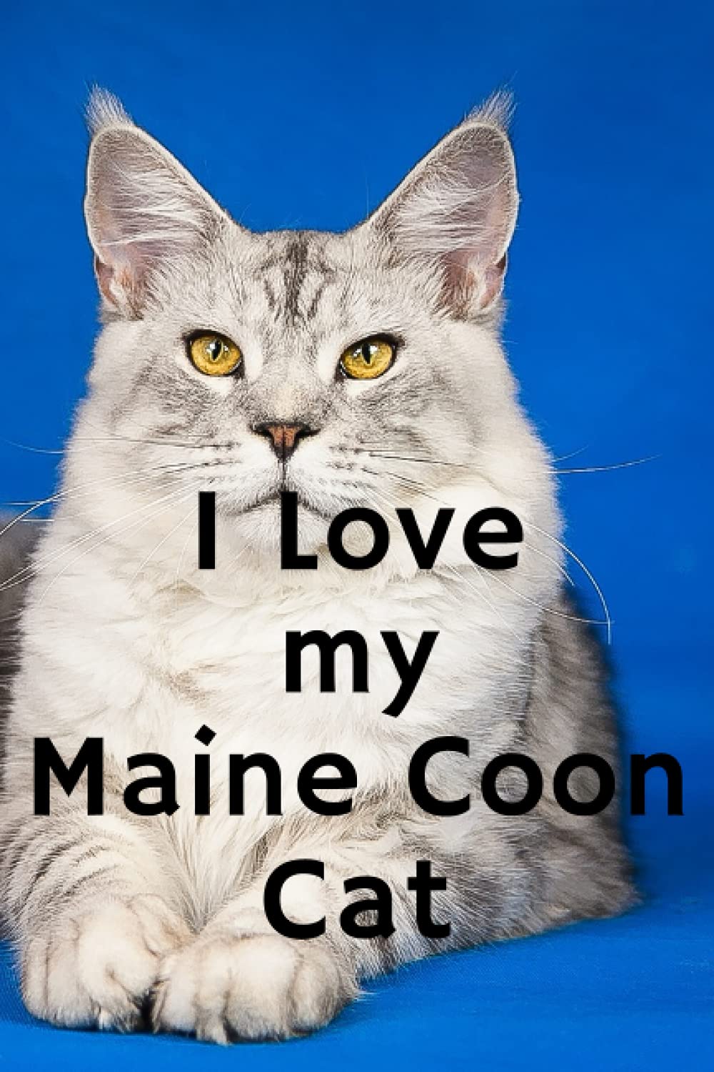 I Love my Maine Coon Cat Notebook Gift: Lined Notebook/I Love my Maine Coon Cat Journal Gift/Maine Coon Lover Notebook Gifts ,100 pages 6x9 Soft Cover Matte Finish
