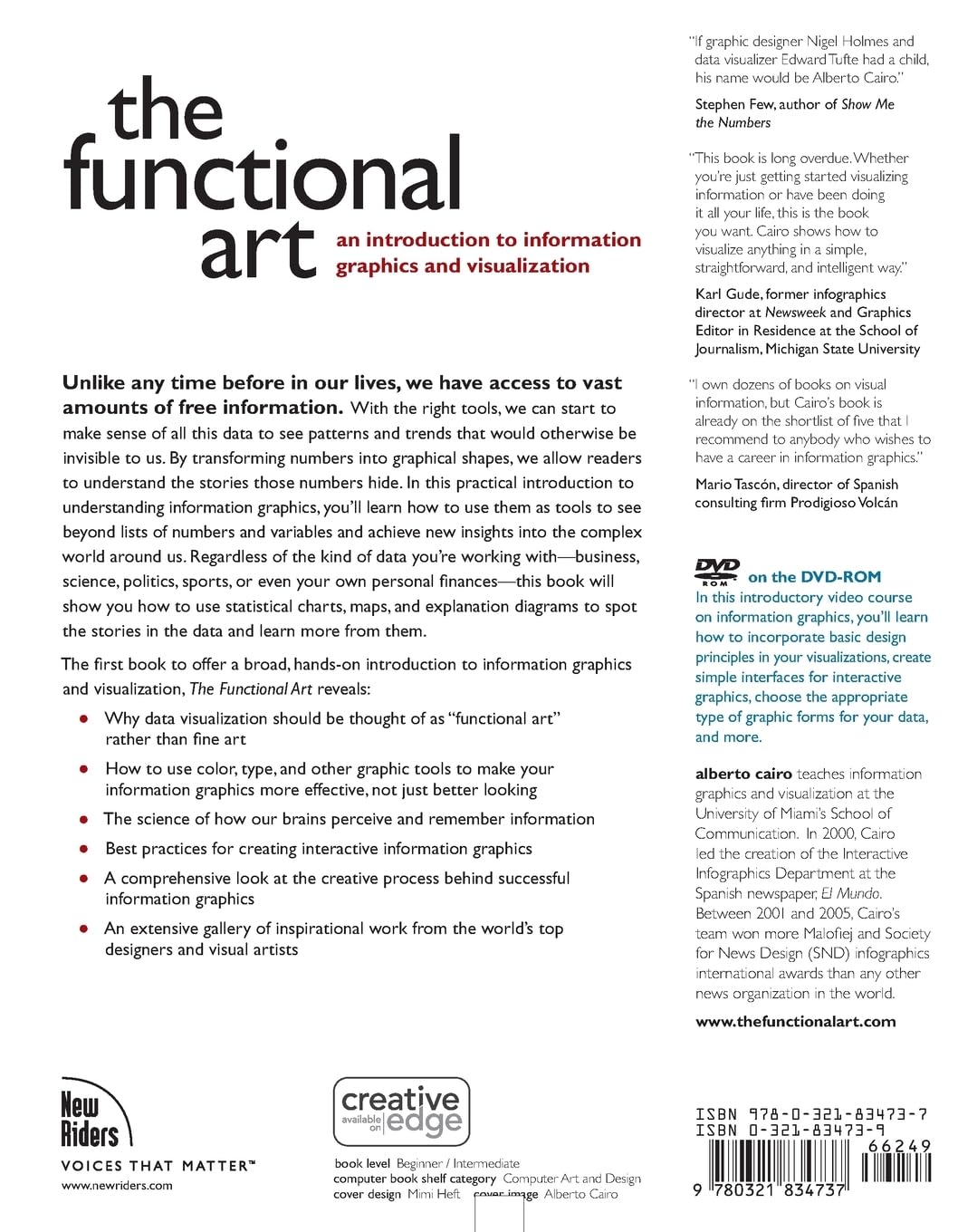 The functional art: an introduction to information graphics and visualization (Voices that matter)