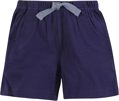 Miniatura 6 de Hudson Baby Pantalones cortos para bebé, paquete de 4
