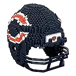 FOCO San Francisco 49ers NFL 3D BRXLZ Puzzle Replica Helmet Set, one size