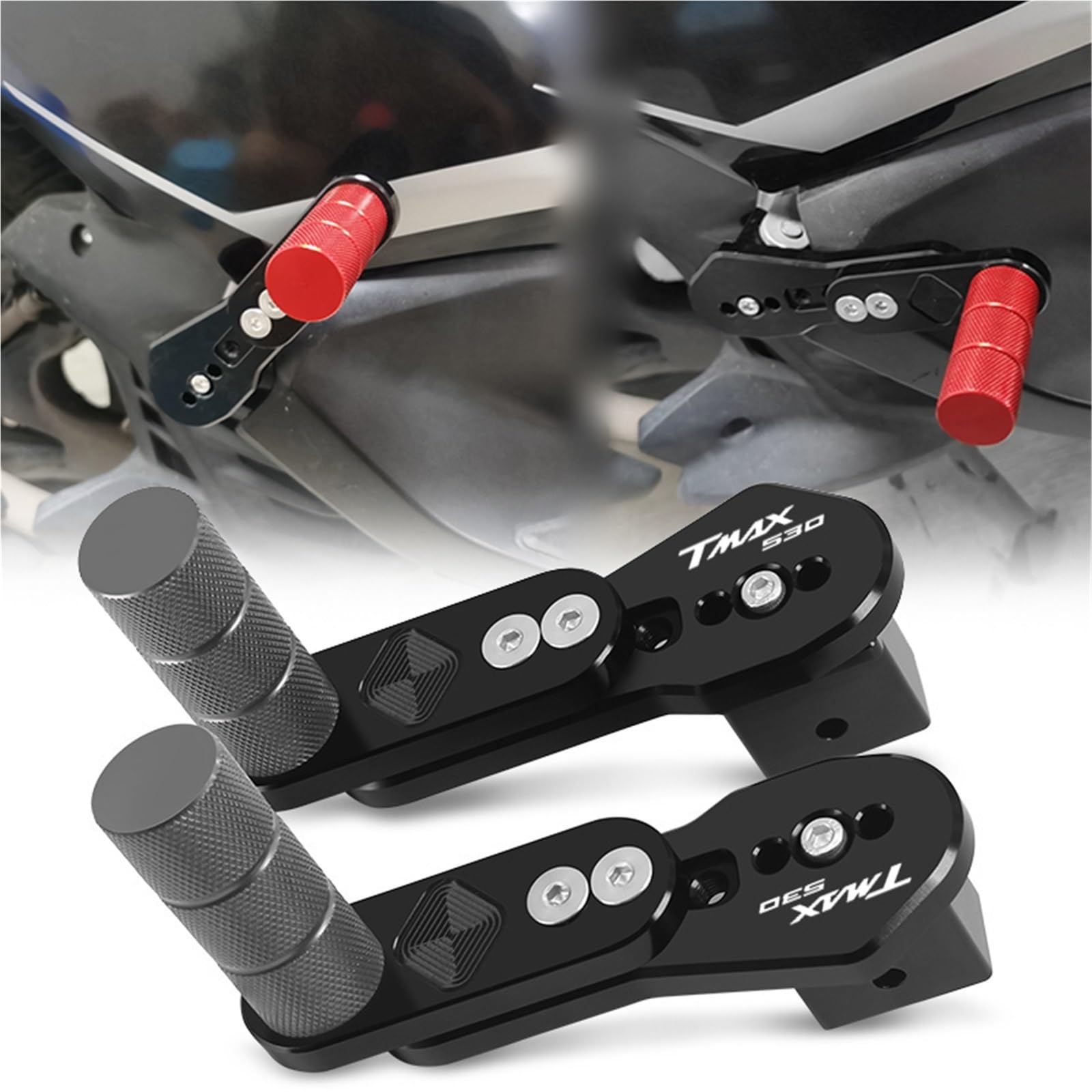 Repose-Pieds Moto TMAX 530 Idéal pour les Voyages de Longue Distance à Deux