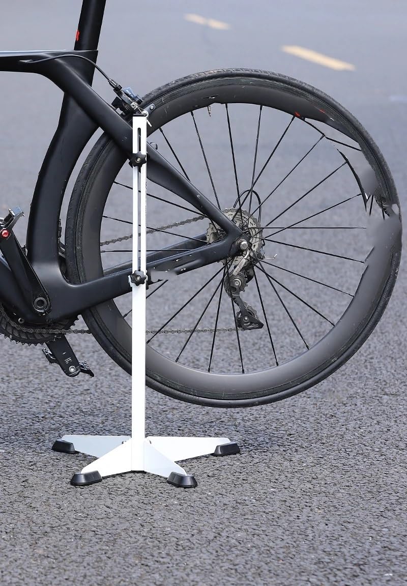 Fahrrad MontagestäNder Fahrradparkständer Rack Abnehmbarer Bodenständer Lagerung Platzsparender Rennrad-Reparaturständer