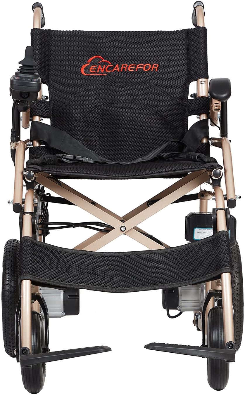 Portable Power Wheelchair for Adults Lightweight Electric Wheelchair