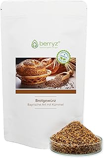 Brotgewürz Bayrische Art mit Kümmel Koriander Fenchel Anis | Direkt vor Abfüllung frisch gemahlen 200g | Ohne Salz oder Zusatzstoffe | Brotgewürzmischung