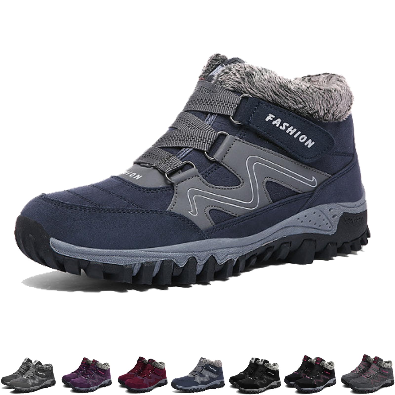 Womens Winter Thermal Boots Womens Snow Boots Wide Width Womens Waterproof Snow Winter Warm Boots
