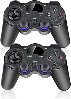 2pcs Manette de Jeu 2.4G sans Fil Contrôleur pour Android Tablettes Téléphone PC Smart TV Box