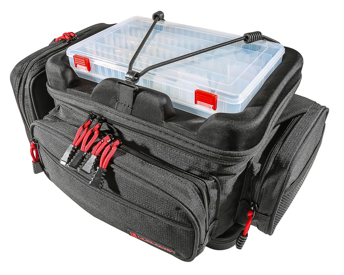 Ultimate Hardtop Tactic Lure Bag Large (Inkl. 5 Tackleboxen + Pouch!) - Angeltasche
