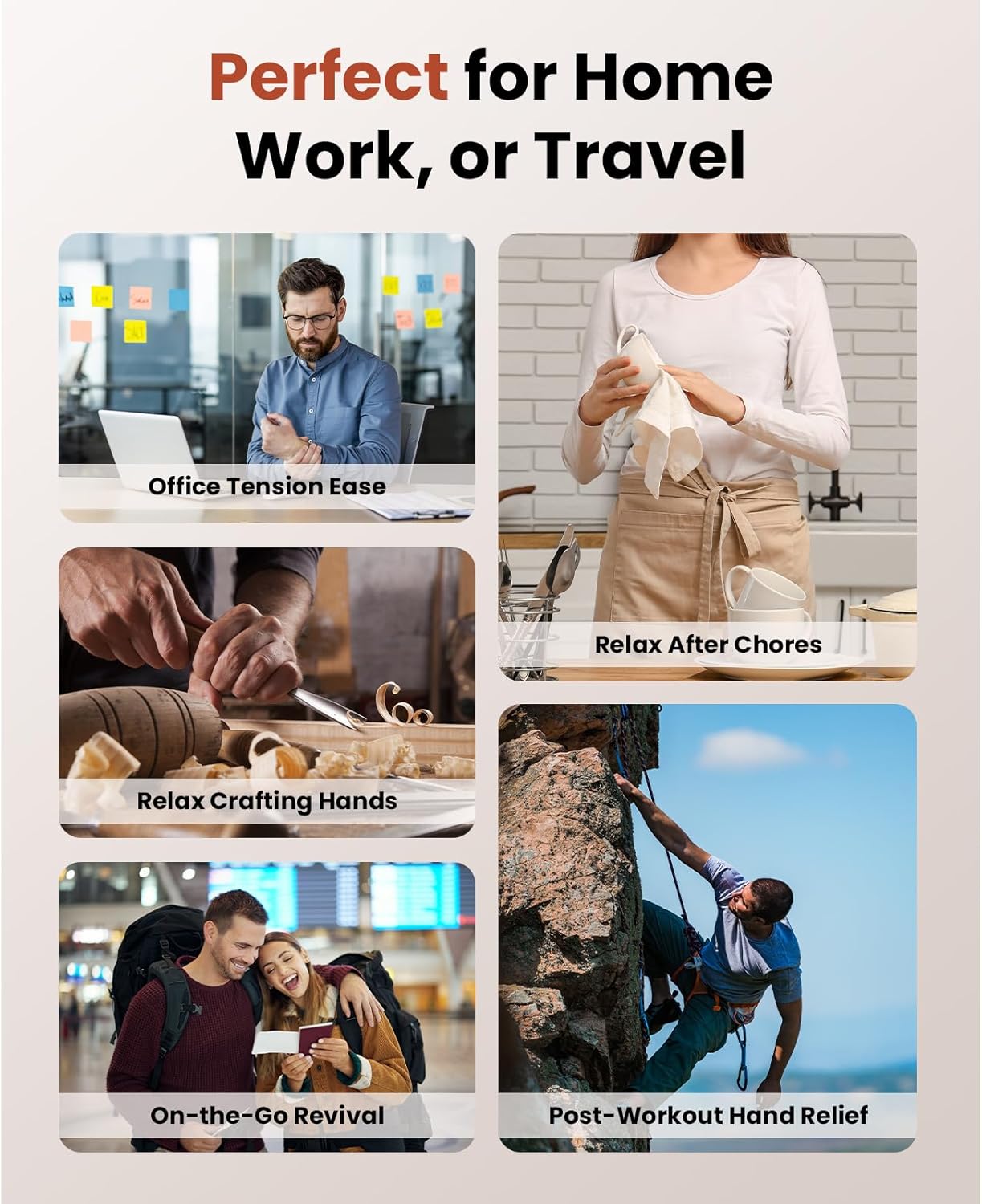 BOB AND BRAD Hand Massager with Heat and Compression, FSA-HSA Eligible, H60 Cordless Hand Massager for Arthritis and Carpal Tunnel, Pain Relief Heated Wrist Finger Massage - Image 9