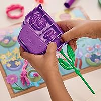 Vista 6 de Play-Doh Flower Shop Playset, 27 Garden Toy Accessories, Kids Arts & Crafts, 3+ (Yaxa Exclusive)