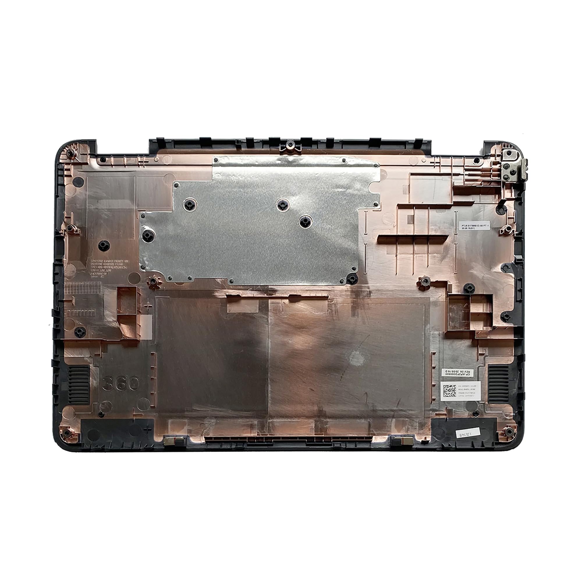 Lyinsen Replacement Laptop Bottom Case Base Enclosure Lower Cover Housing Assembly Part 11.6" for Dell Chromebook 11 3100 2-in-1 Series 0PPWP2 PPWP2 D Lid Black