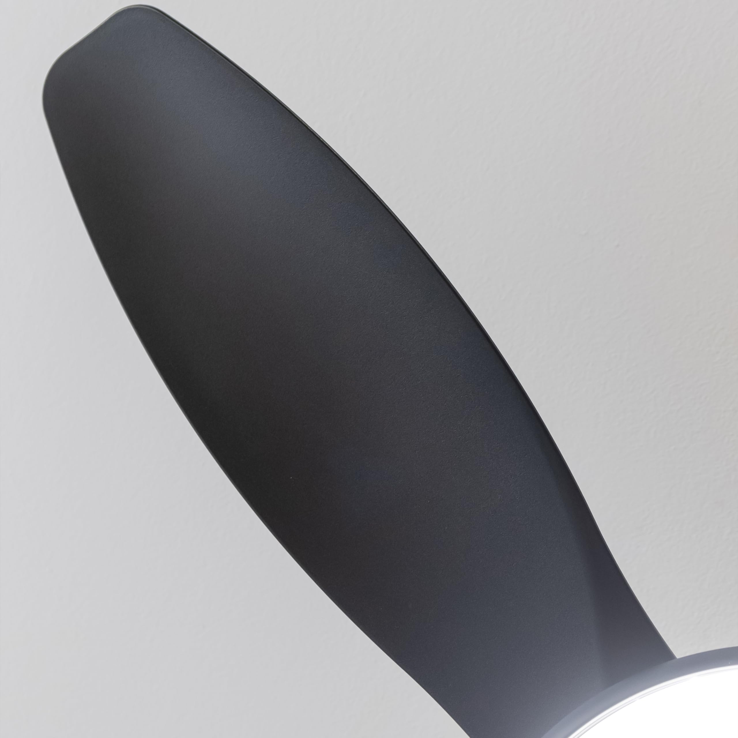 Cecotec Ventilador de Techo con Luz EnergySilence 4800 Light Black. 36 W, Motor DC, Diámetro 48”, Luz LED de 36W, Mando a distancia, Temporizador, 6 Velocidades y 3 Aspas | Fernbedienung, Timer bis 8 Std., 6 Geschwindigkeitsstufen, Sommer-/Winterfunktion,