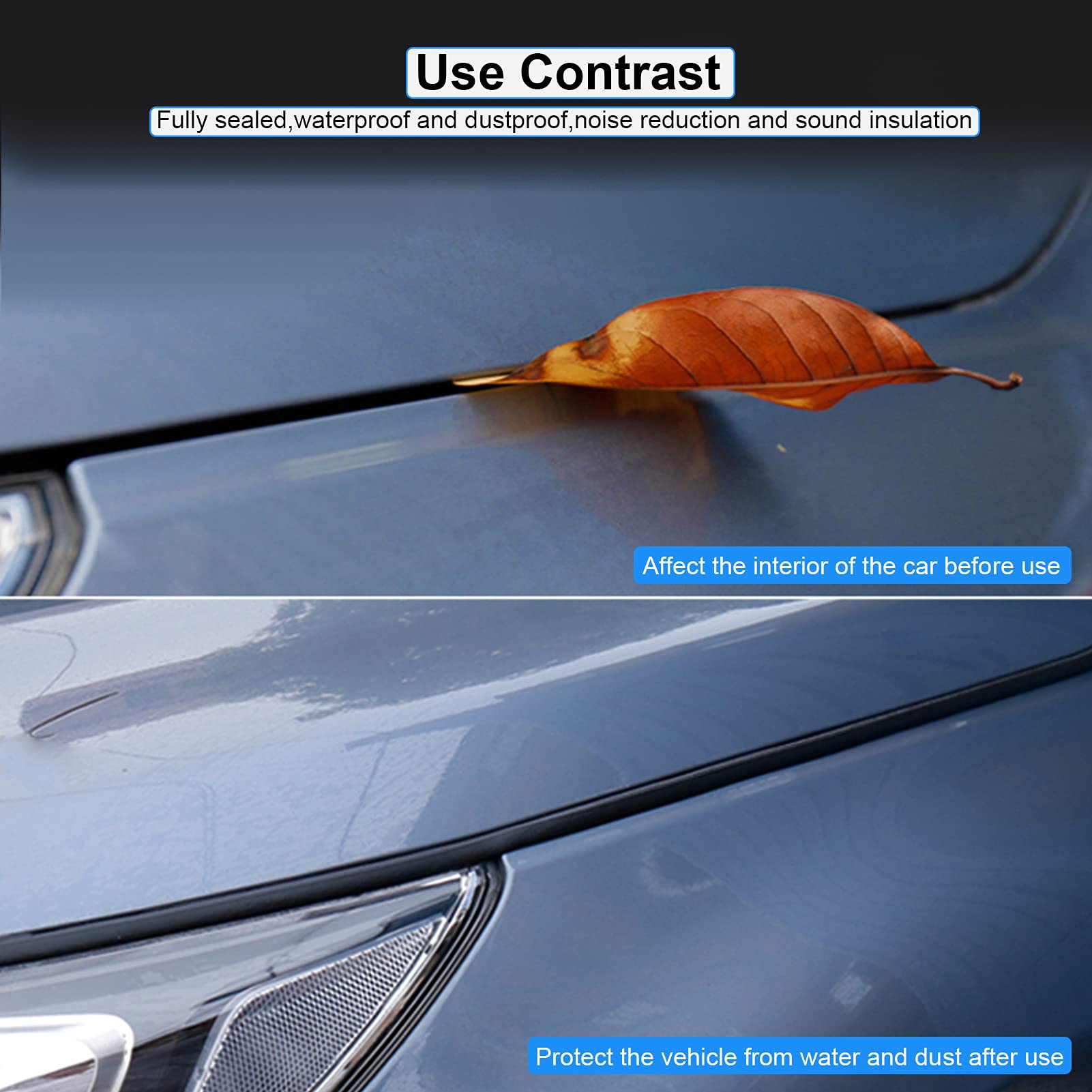 Joint D'étanchéité De Capot Moteur Pour BMW E70 E71 E72 - Réf. 51237161345, Caoutchouc Noir, Protection Eau Et Poussière