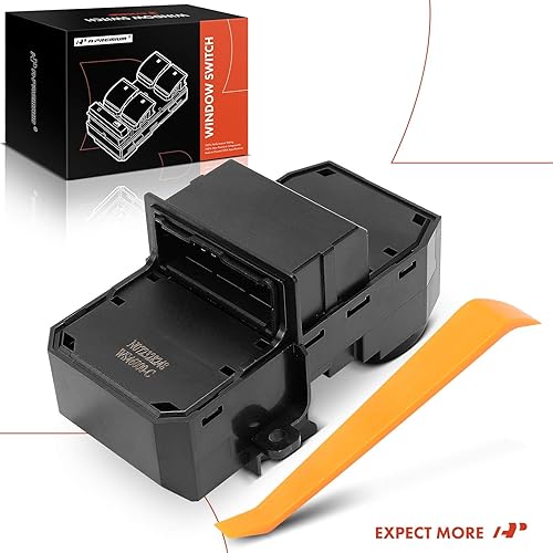Miniatura 8 de A-Premium Master - Interruptor de elevalunas eléctrico compatible con Honda Civic 2006-2011, solo Coupe, lado delantero izquierdo del conductor,