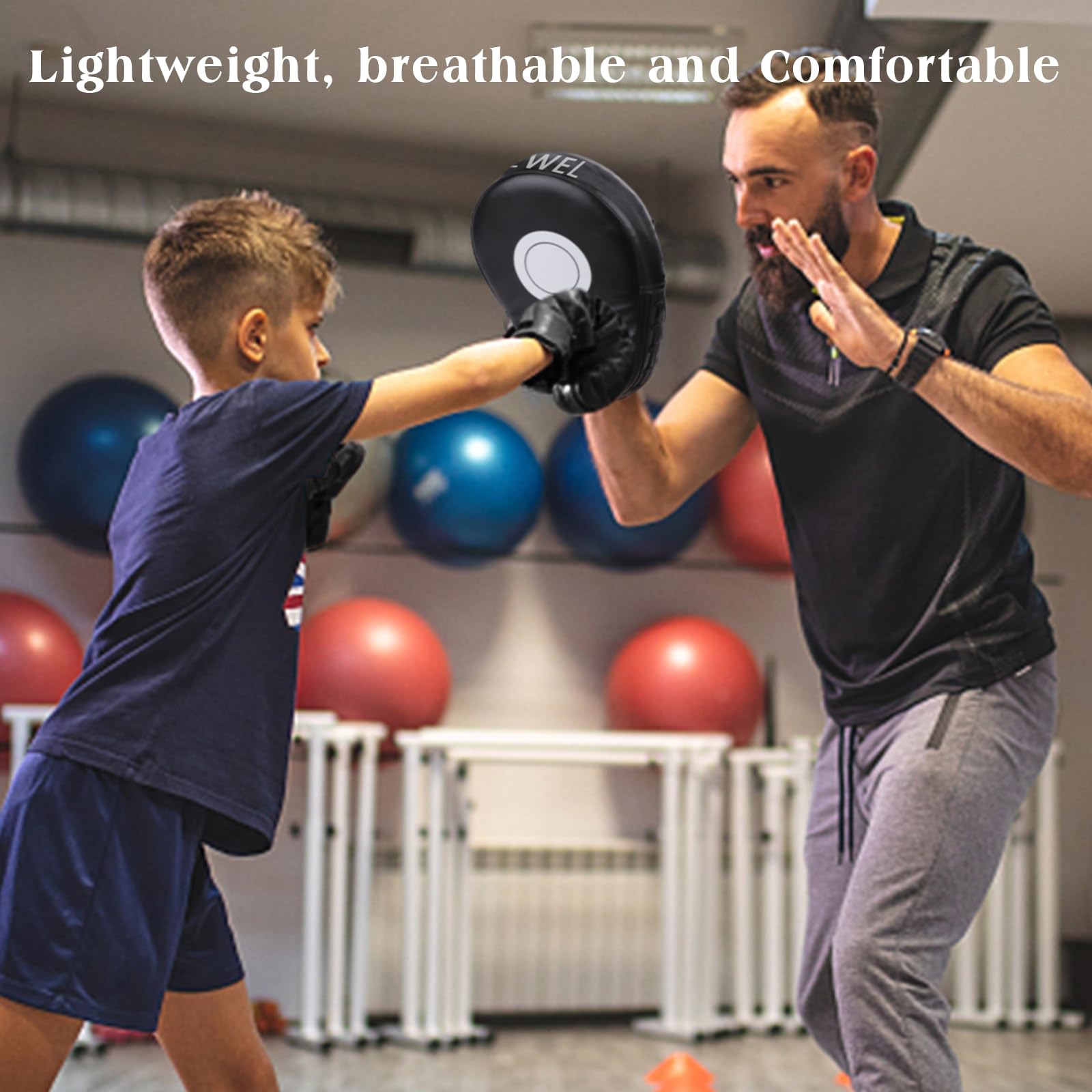 Pattes d'ours de boxe incurvées RDX pour entraînement en arts martiaux et sports de combat - Rose - Sport Pattes d'ours de boxe incurvées RDX pour entraînement en arts martiaux et sports de combat - Rose - Sport