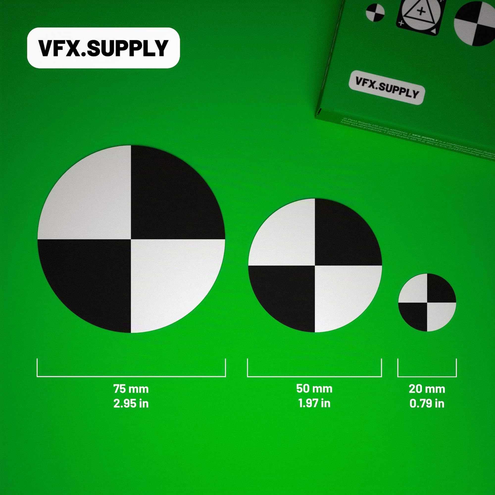 Removable Tracking Markers - 201pcs. Set