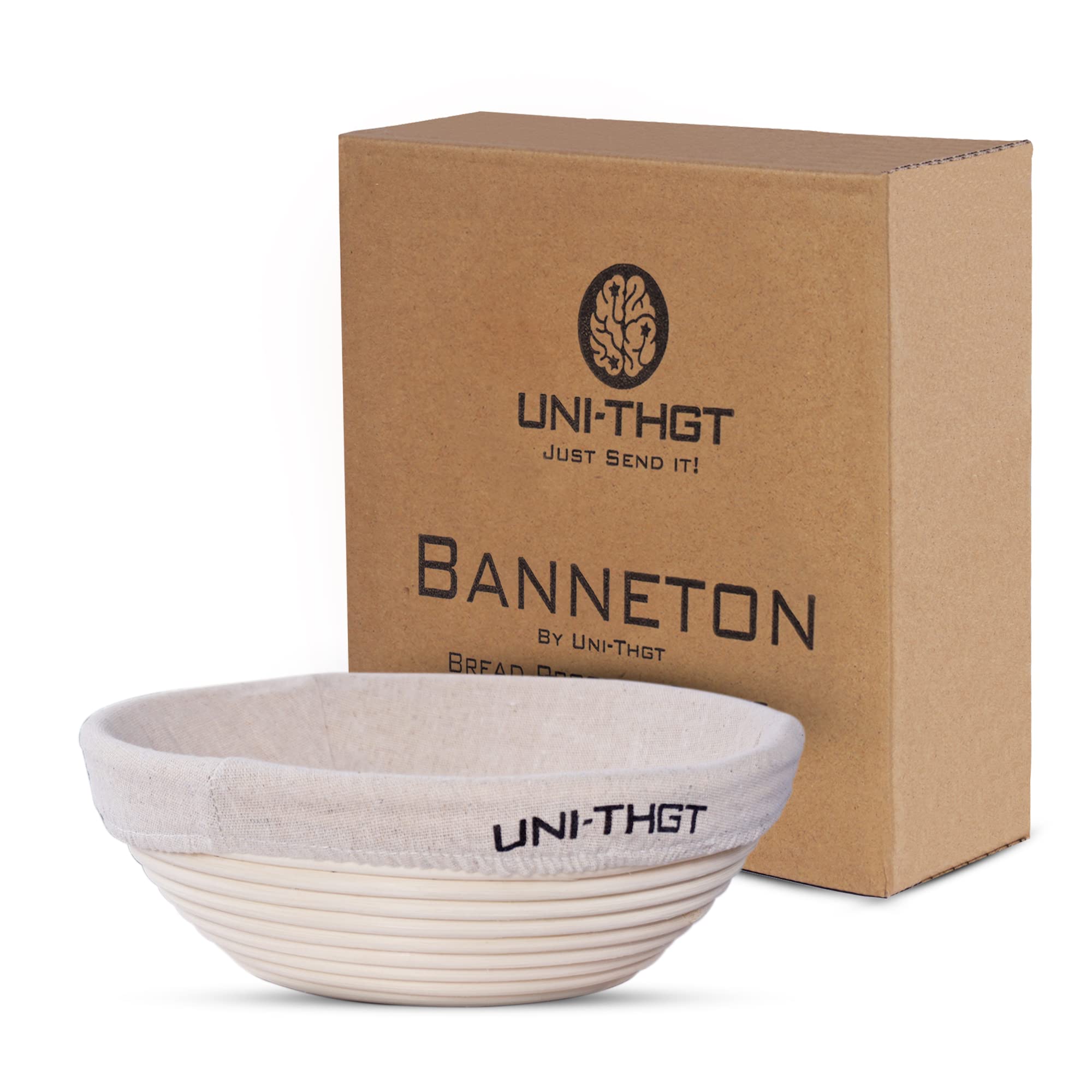 Sourdough Proofing Basket – Bread Bowl – Bread Proofing Box – Bread Proofer – Bread Bowls for Rising and Baking – Sourdough Basket – Proofing Baskets for Bread Baking – Bread Making – by UNI-THGT