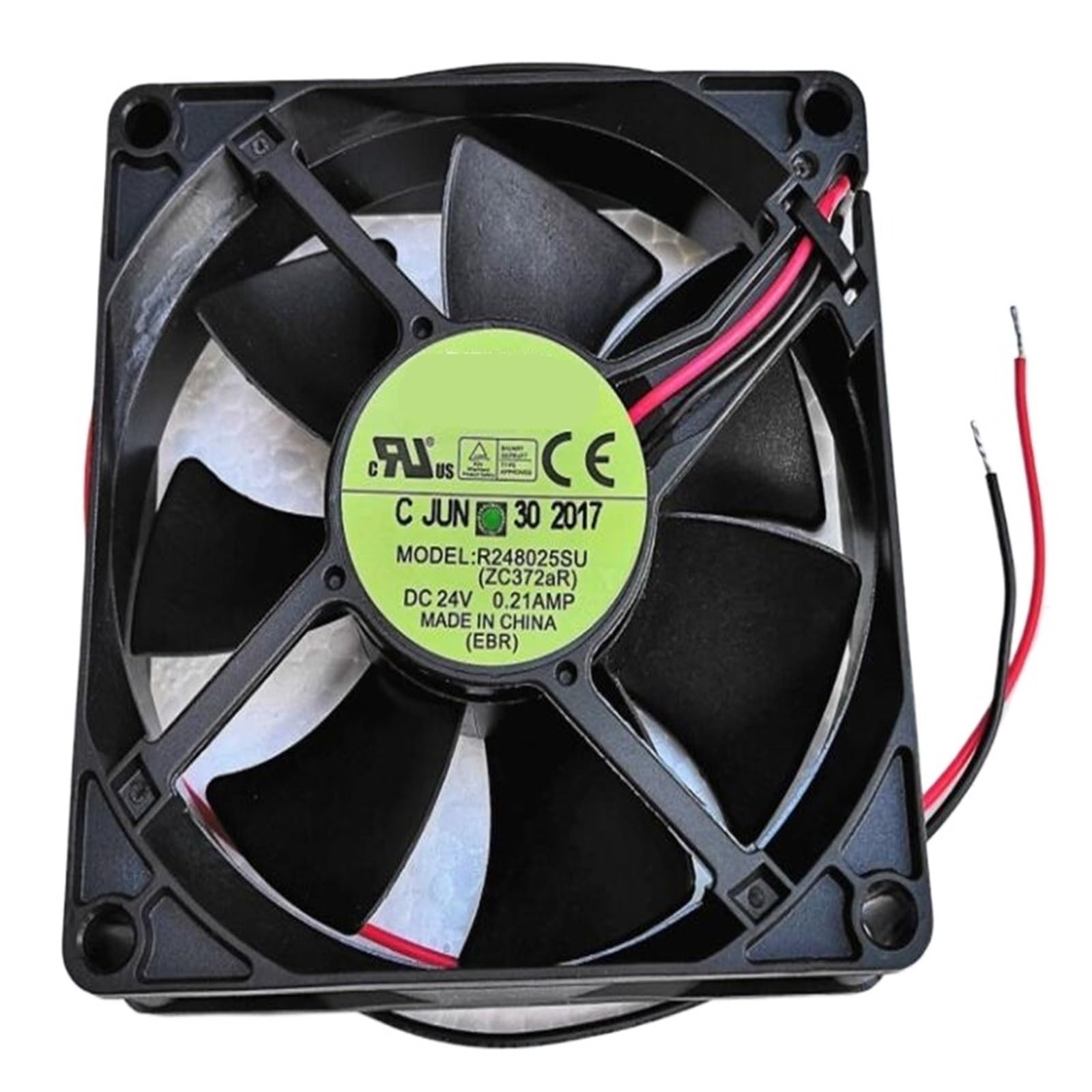 TYHUJKKL R248025SU 24V 0.21A 8025 2-wire Hydraulic Cooling Fan