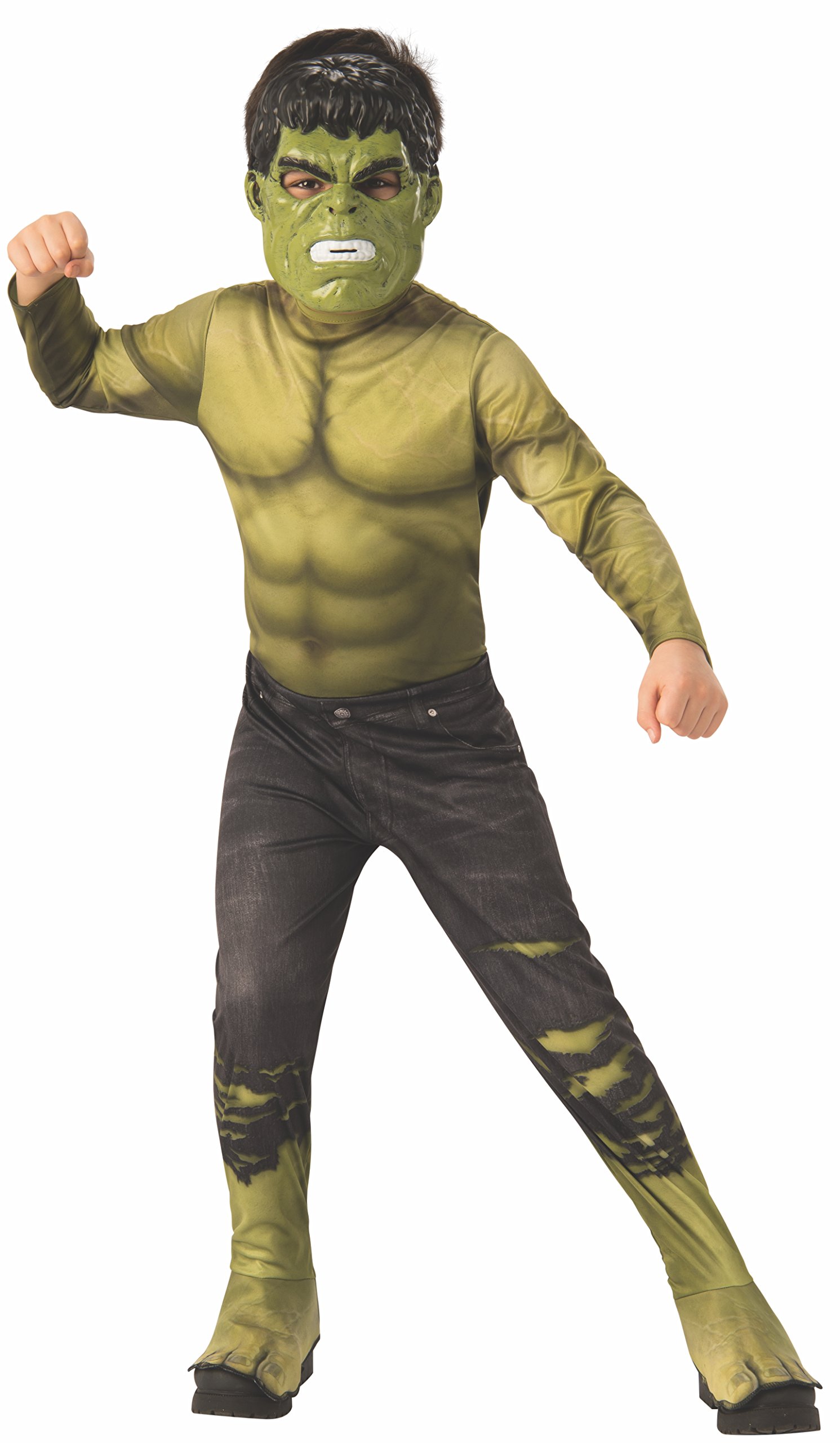 Rubies Avengers - Disfraz oficial de Hulk para niño, infantil 8-10 años ( 641054-L)