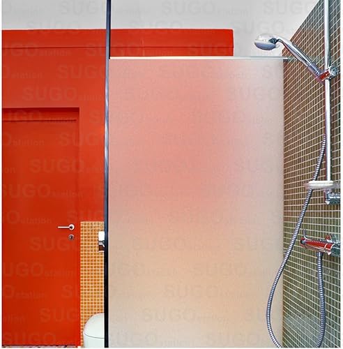 Miniatura 4 de Sugo Lámina de película de vidrio esmerilado de alta calidad, para privacidad para el hogar, dormitorio, baño, bricolaje, ventana, tintado,