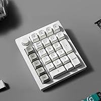 Vista 9 de Keychron Q0 Max - Bloc de números mecánico inalámbrico personalizado, 2.4 GHz/Bluetooth 5.1/bloc de números QMK con cable, RGB intercambiable