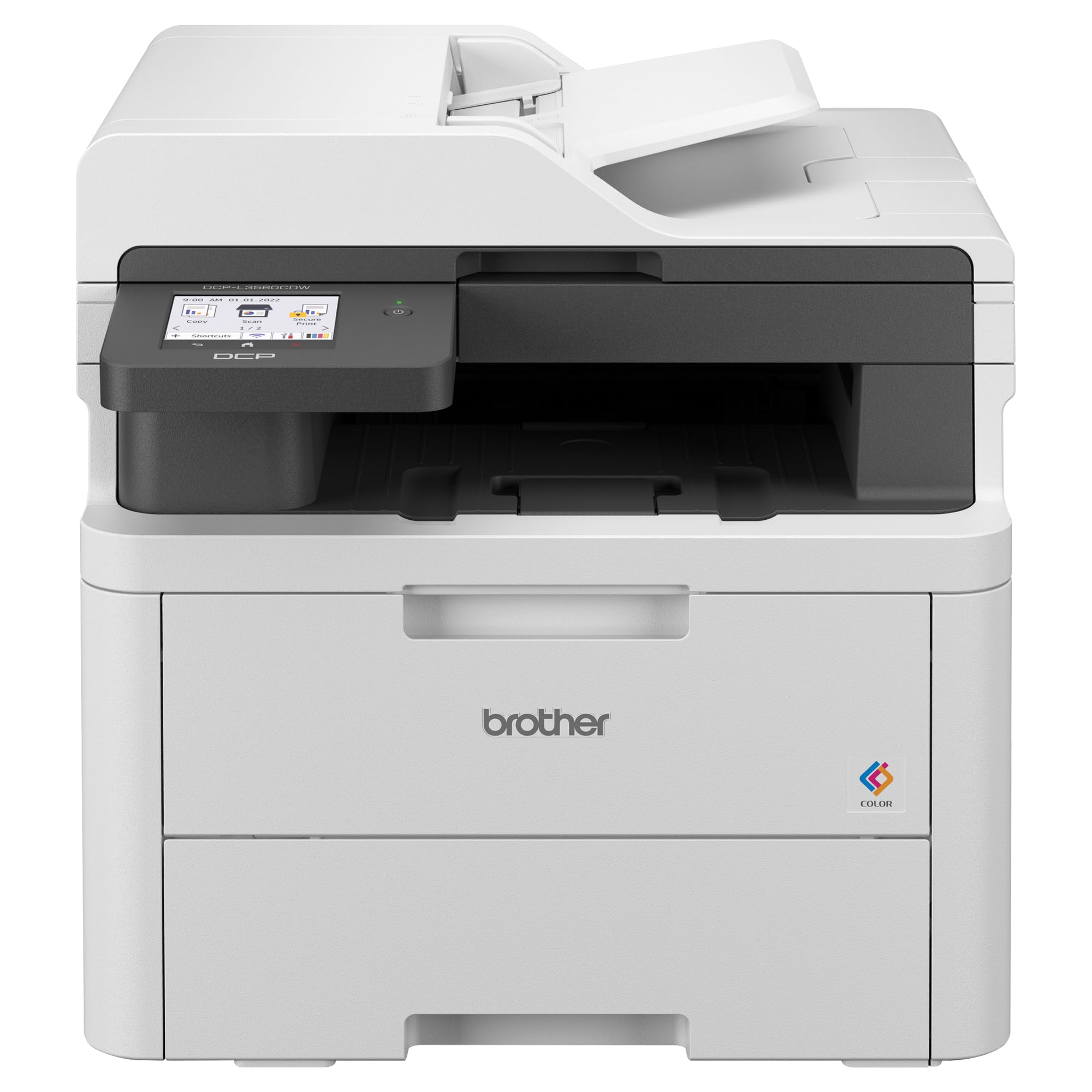 Brother DCPL3560CDW Multifunzione LED a Colori 26 ppm Stampa Fronte/Retro Display Touch 8,8cm USB LAN Wi-Fi Cassetto 250 fogli Toner inclusi 1000 pag