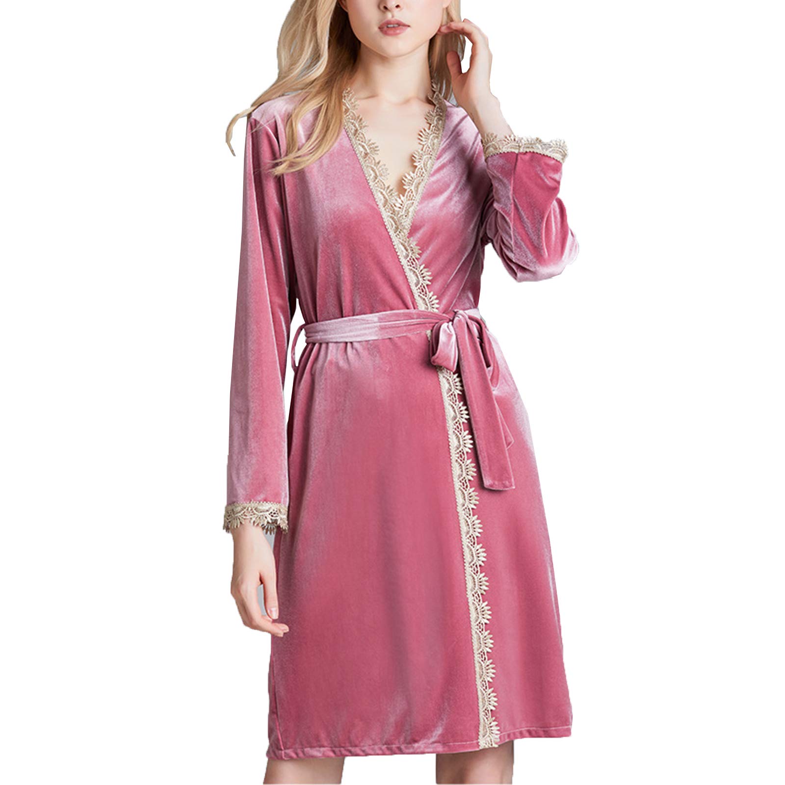 Peignoir de nuit velours résolvant le manque d'élégance pyjama 1XL