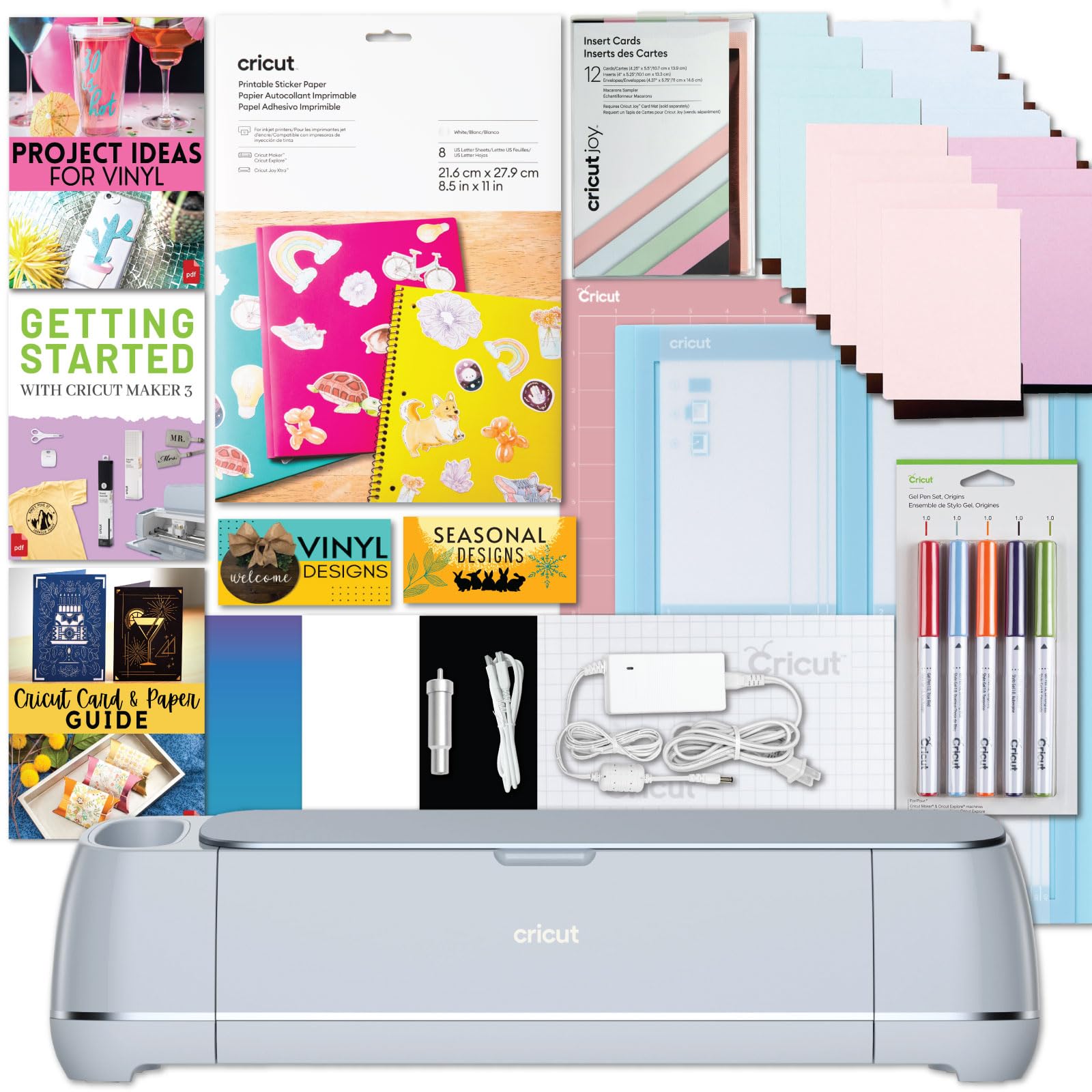 Amazon.co.jp: Cricut Maker 3マシン ステッカーペーパー、カード 