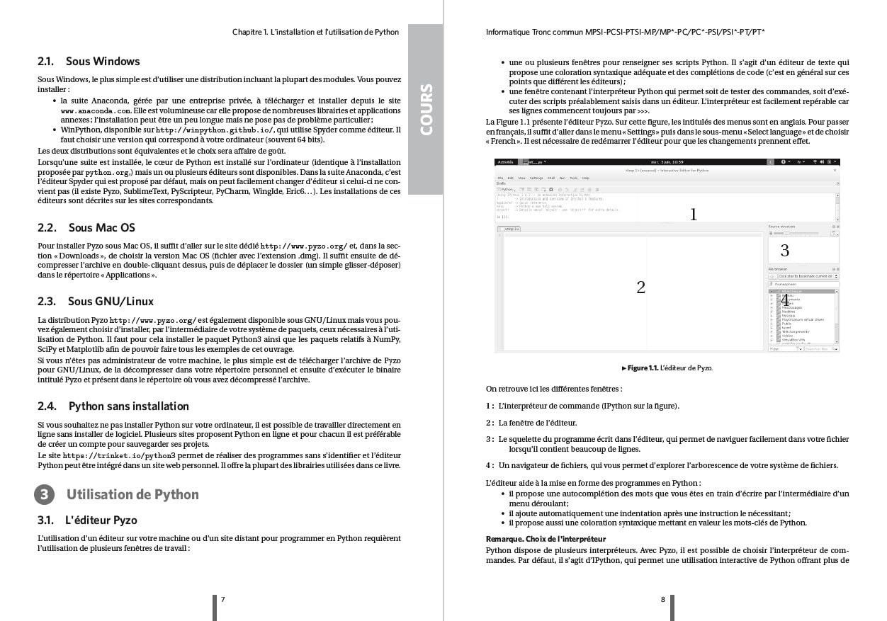 Informatique. Tronc commun MPSI-PCSI-PTSI-MP/MP*-PC/PC*-PSI/PSI*-PT/PT* - Tout-en-un - Conforme à la nouvelle réforme: Cours - Synthèse - Méthodes détaillées - Exercices et sujets corrigés
