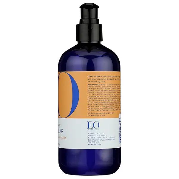 EO Orange Blossom & Vanilla Hand Soap, 12 Fl Oz 6