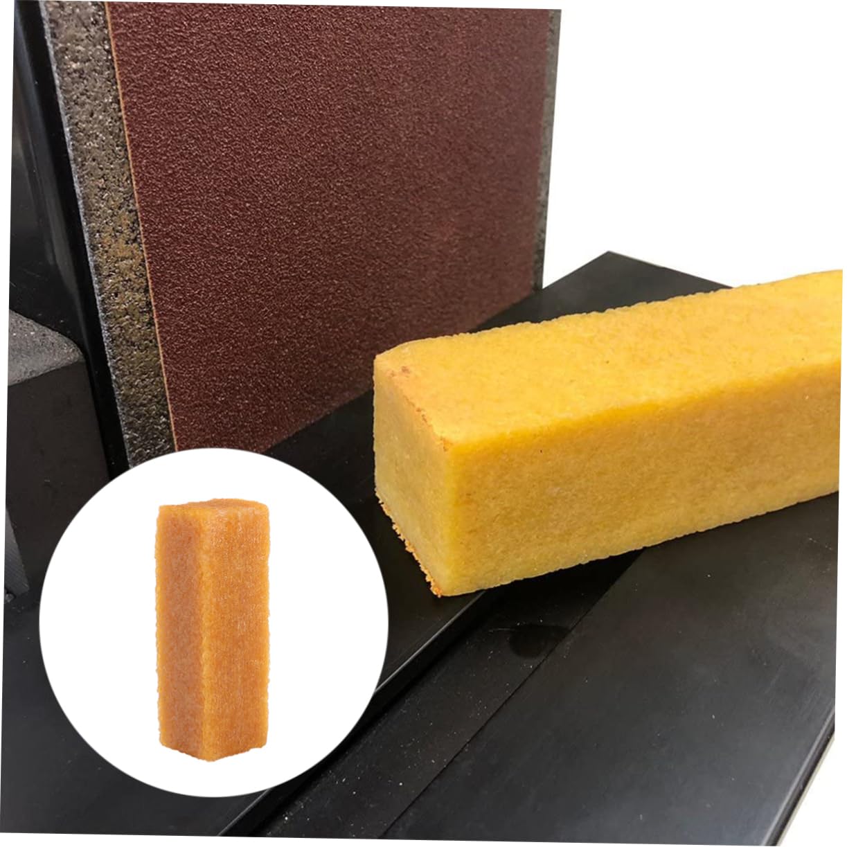 3kawałki Gumka Czyszcząca Do Taśmy Ściernej Do Deskorolek Trwały Narzędzie Naturalna Guma Poprawiająca Wydajność i Wygląd Grip Tape Kompatybilna z Większością