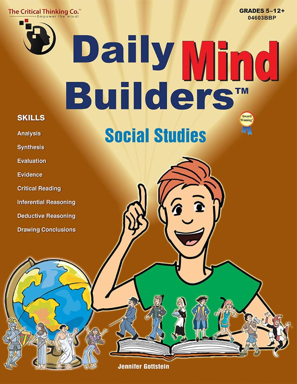 The Critical Thinking Daily Mind Builders: Social Studies Book School Workbook