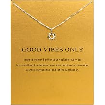 Baydurcan Silvery Necklace for Women Pendant Chain Friendship Necklace Gift