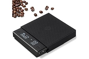 Black Mirror - Digital Coffee Scale with Timer for Drip Pour, 2000g...